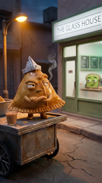 Samosa Singh — AI-generated character